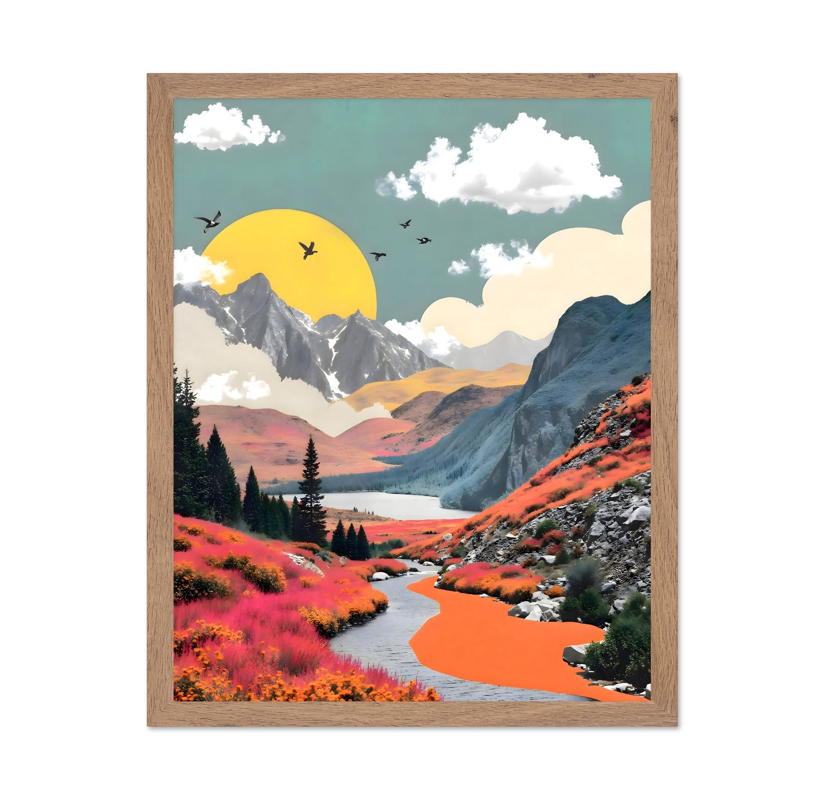 Surreal Mountain Valley
