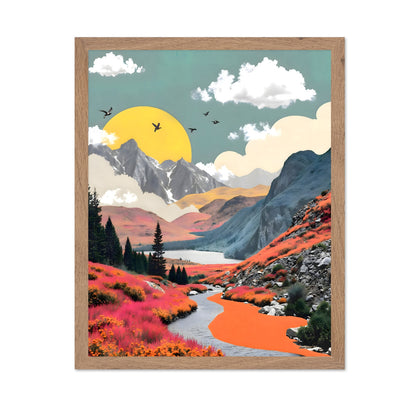 Surreal Mountain Valley
