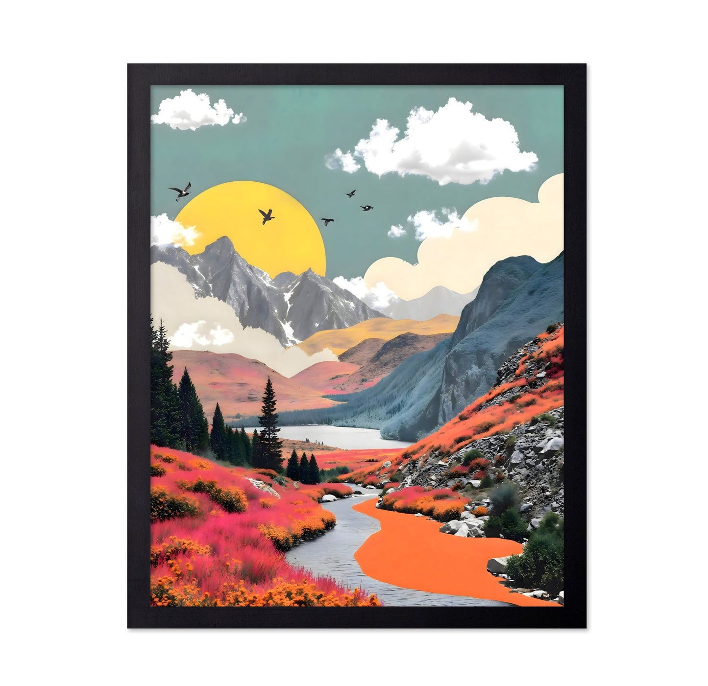 Surreal Mountain Valley