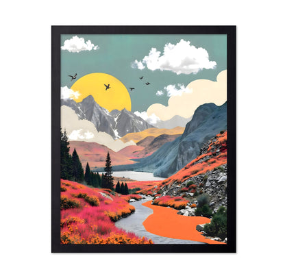 Surreal Mountain Valley