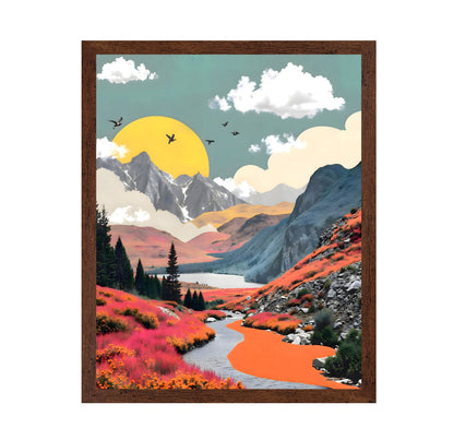 Surreal Mountain Valley