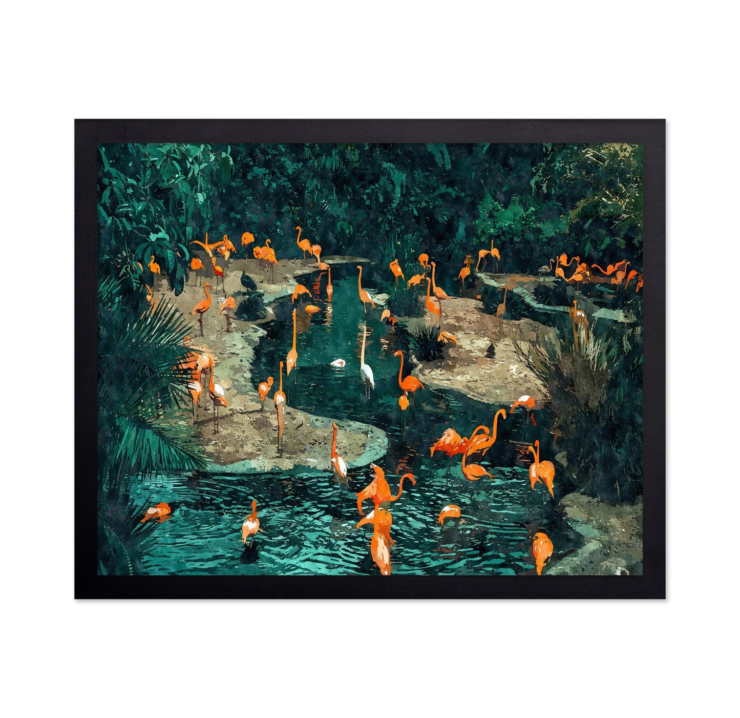 Flamingo Jungle Lagoon