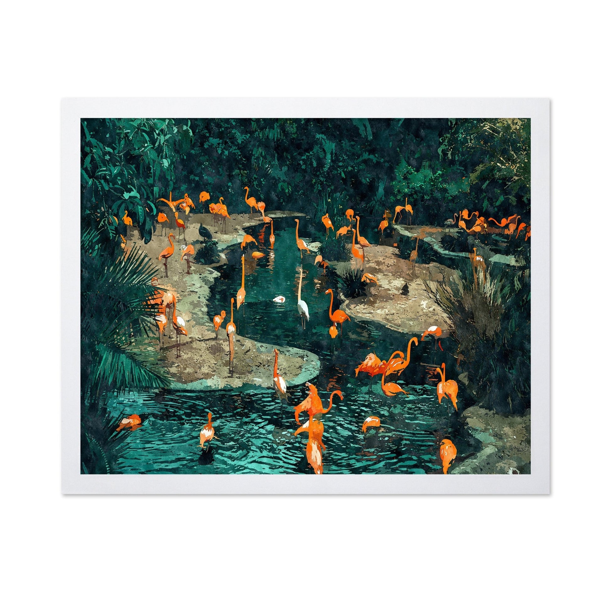 Flamingo Jungle Lagoon