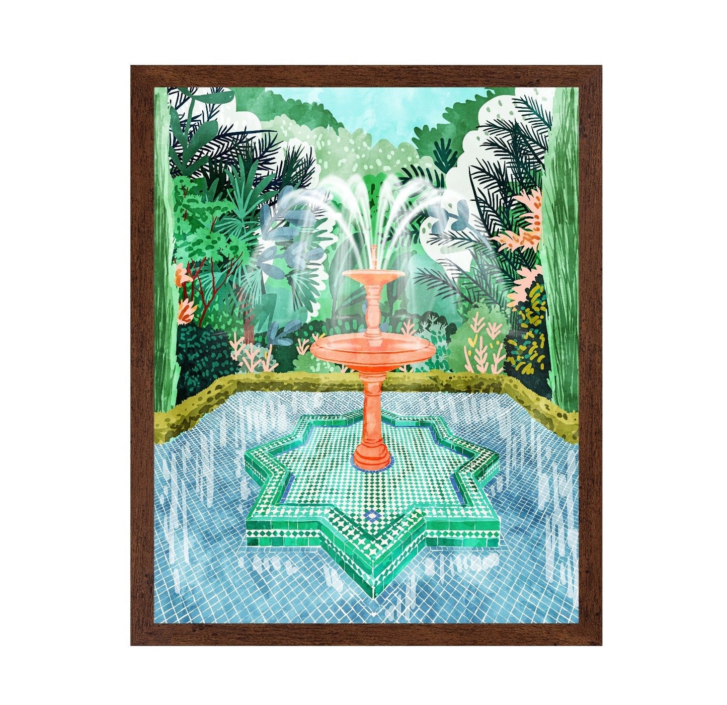 Garden Fountain Oasis