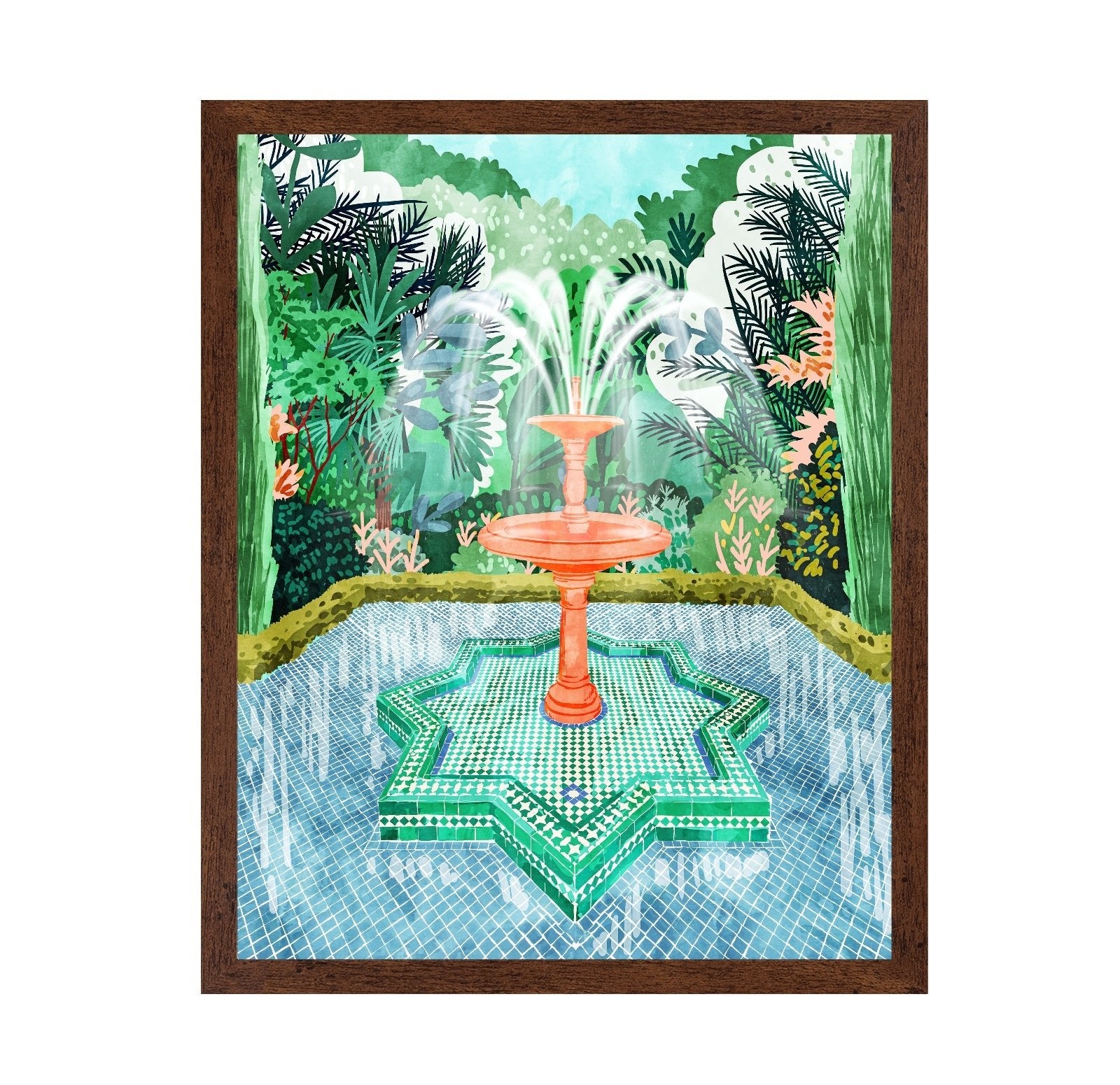 Garden Fountain Oasis