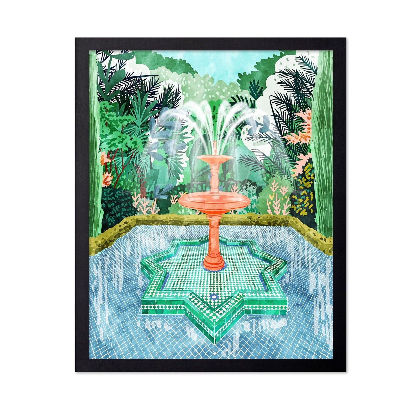 Garden Fountain Oasis