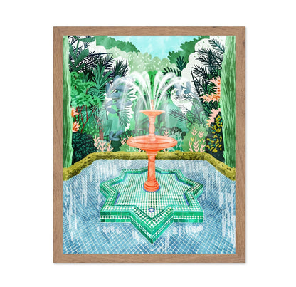 Garden Fountain Oasis