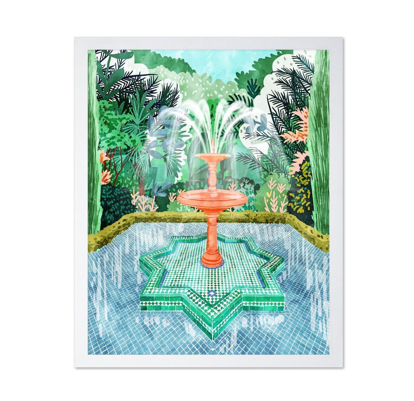 Garden Fountain Oasis