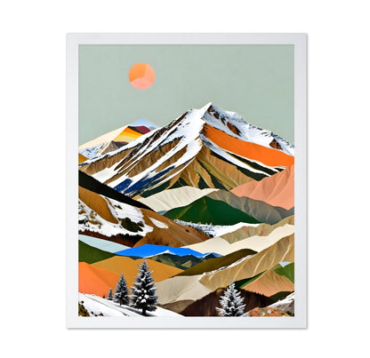 Layered Mountain Collage No1