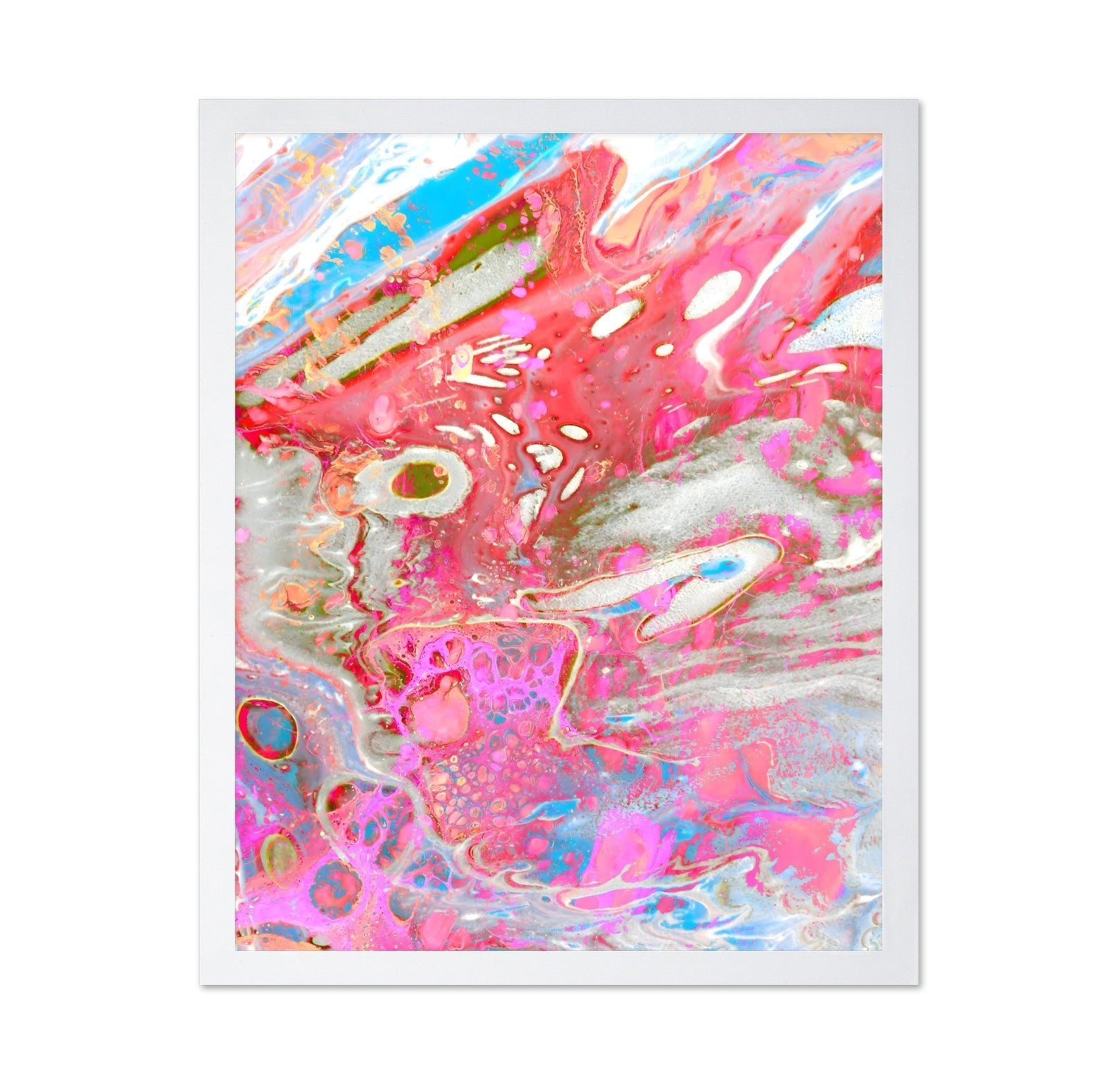 Pink Fluid Abstract