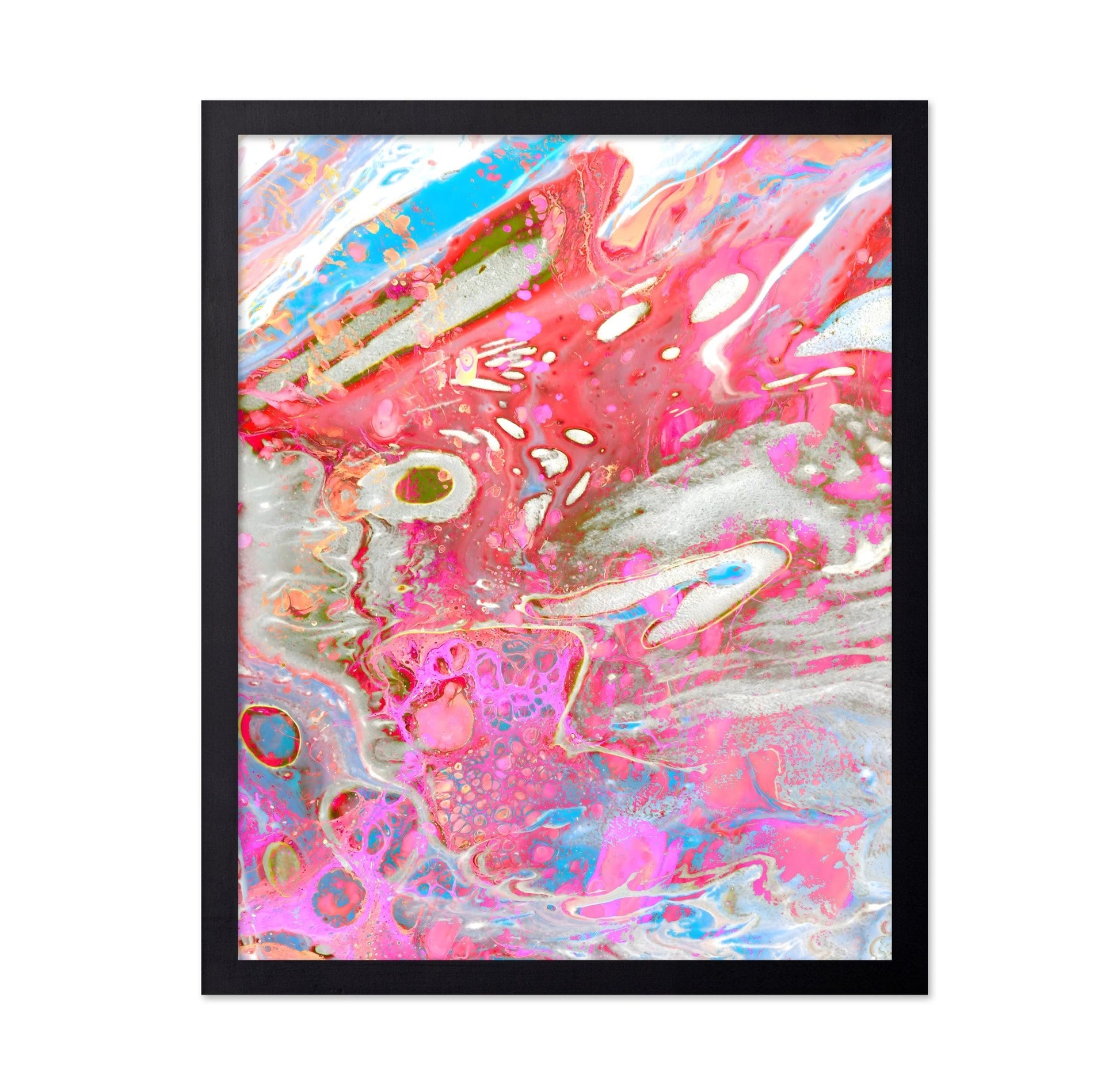 Pink Fluid Abstract