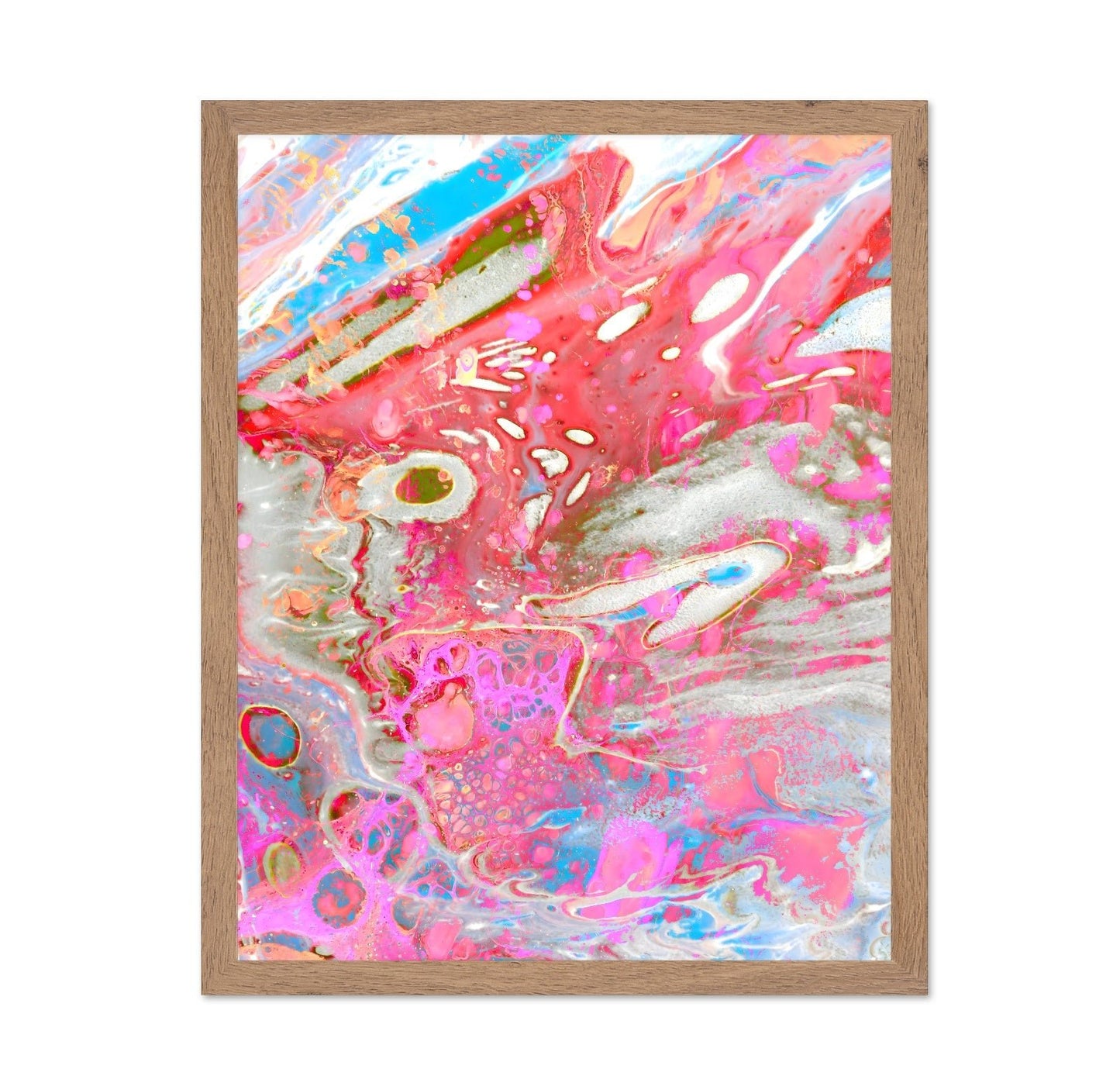 Pink Fluid Abstract