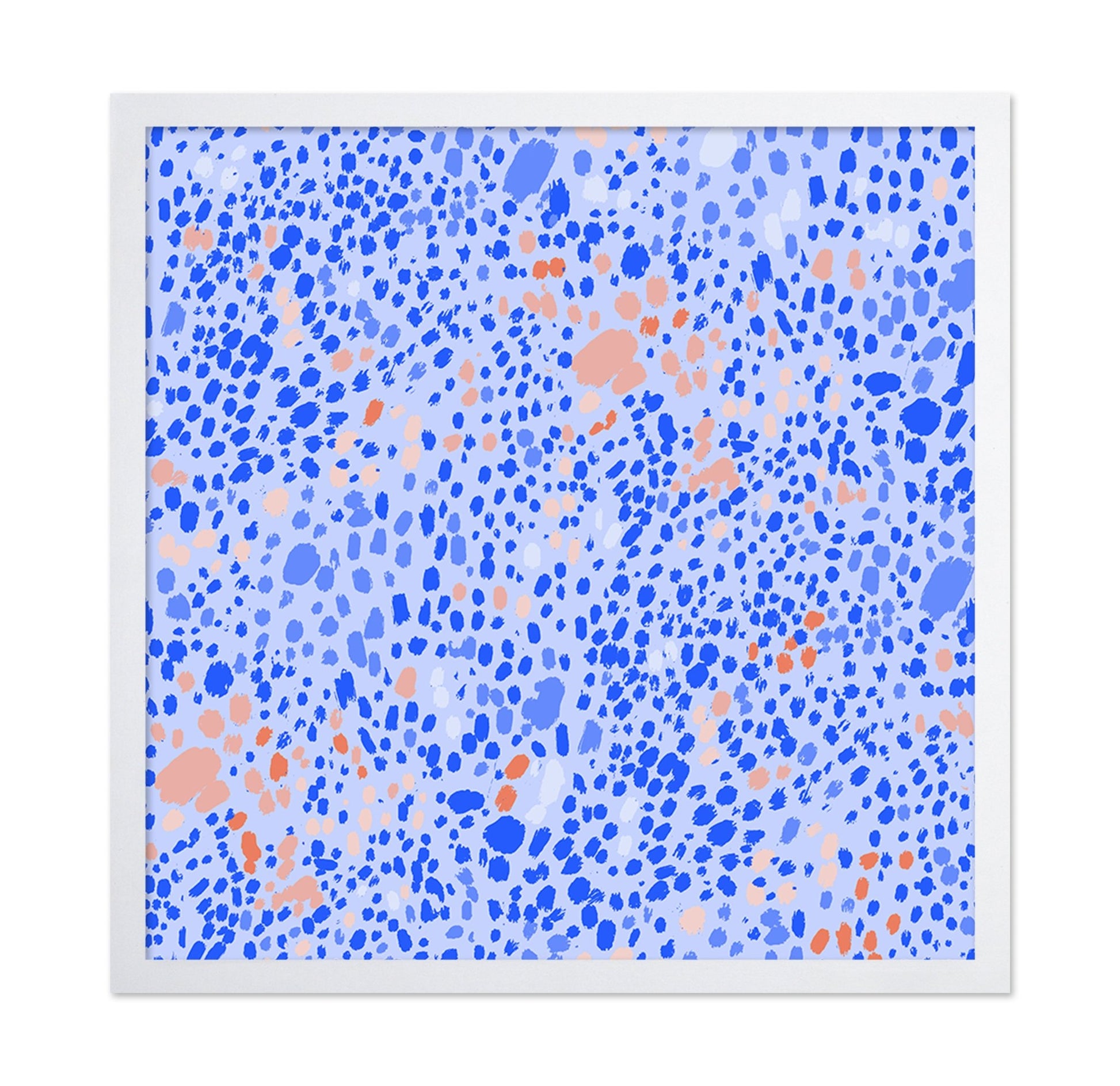 Blue Speckle Pattern