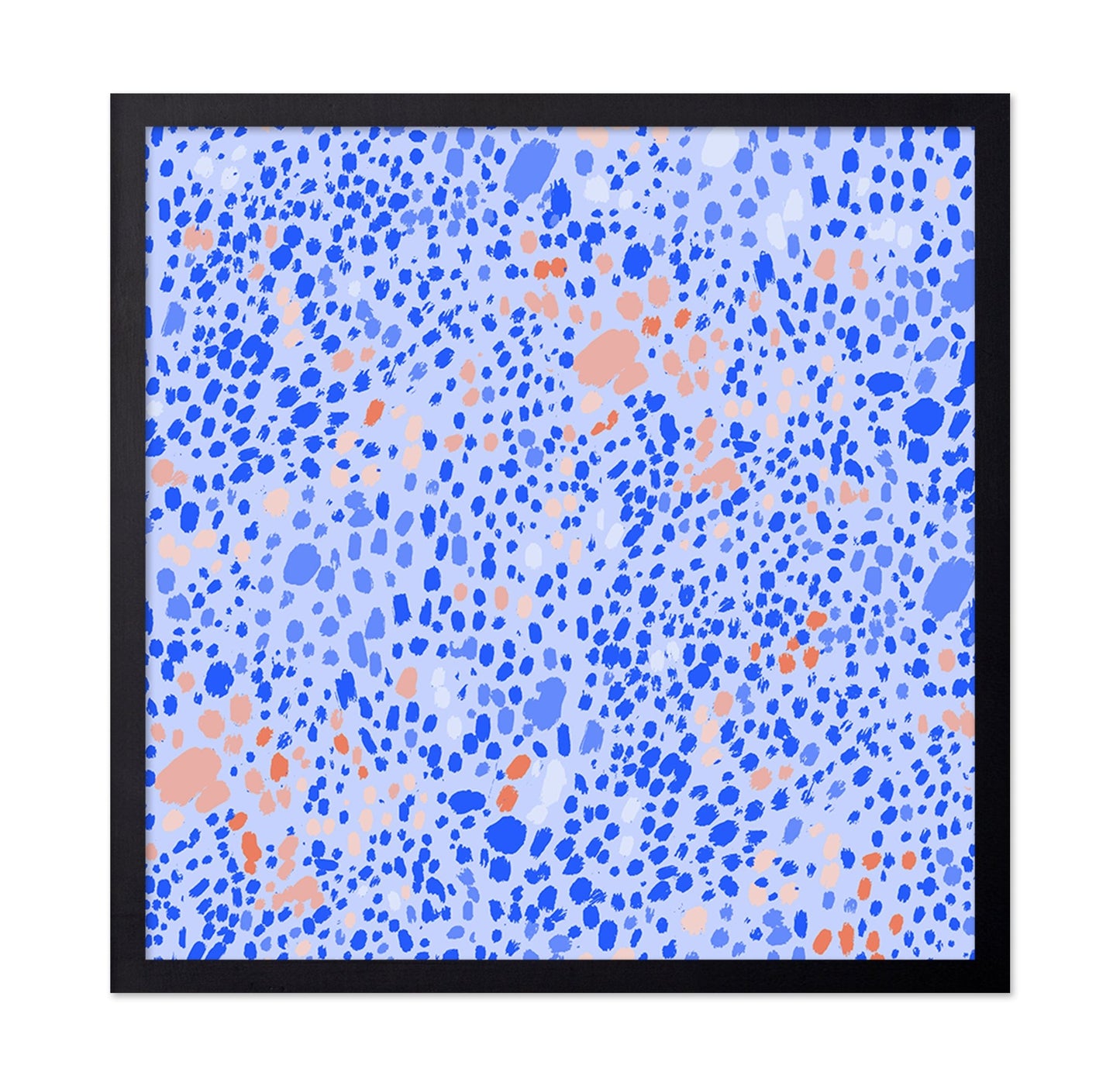 Blue Speckle Pattern