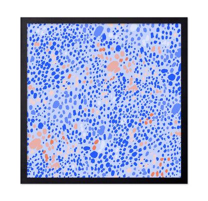 Blue Speckle Pattern
