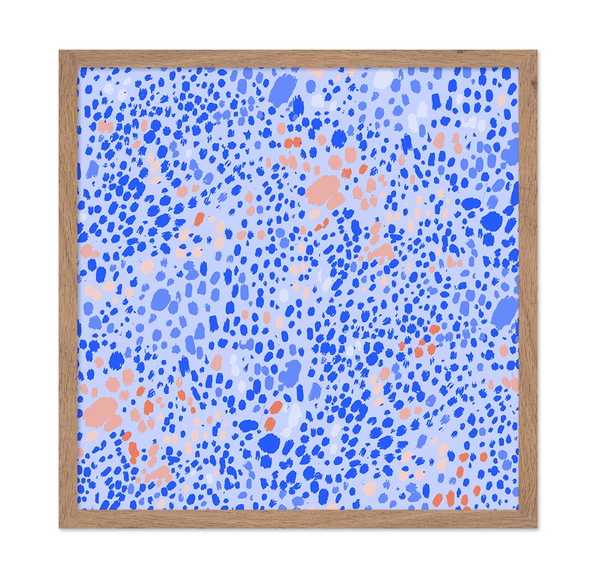 Blue Speckle Pattern
