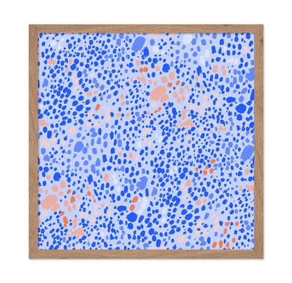 Blue Speckle Pattern
