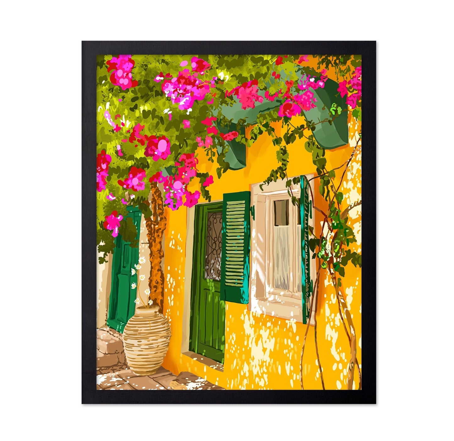 Mediterranean Yellow House