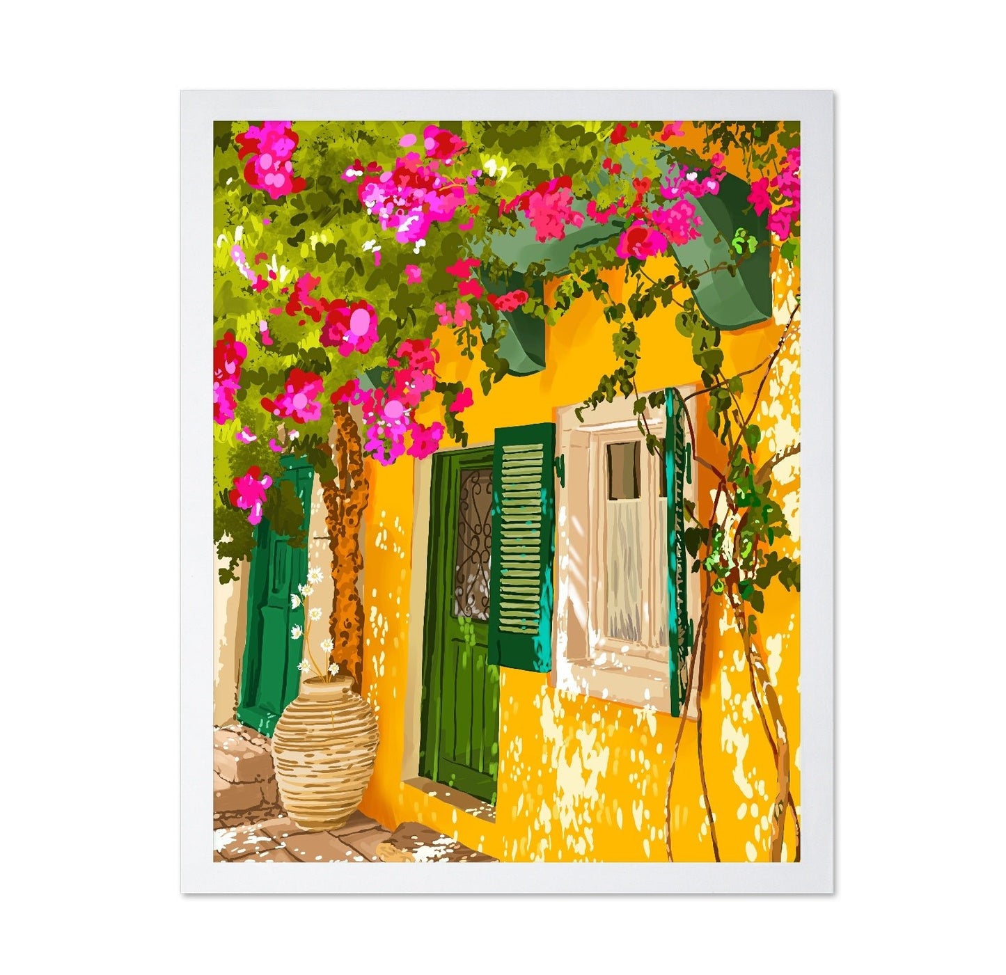 Mediterranean Yellow House