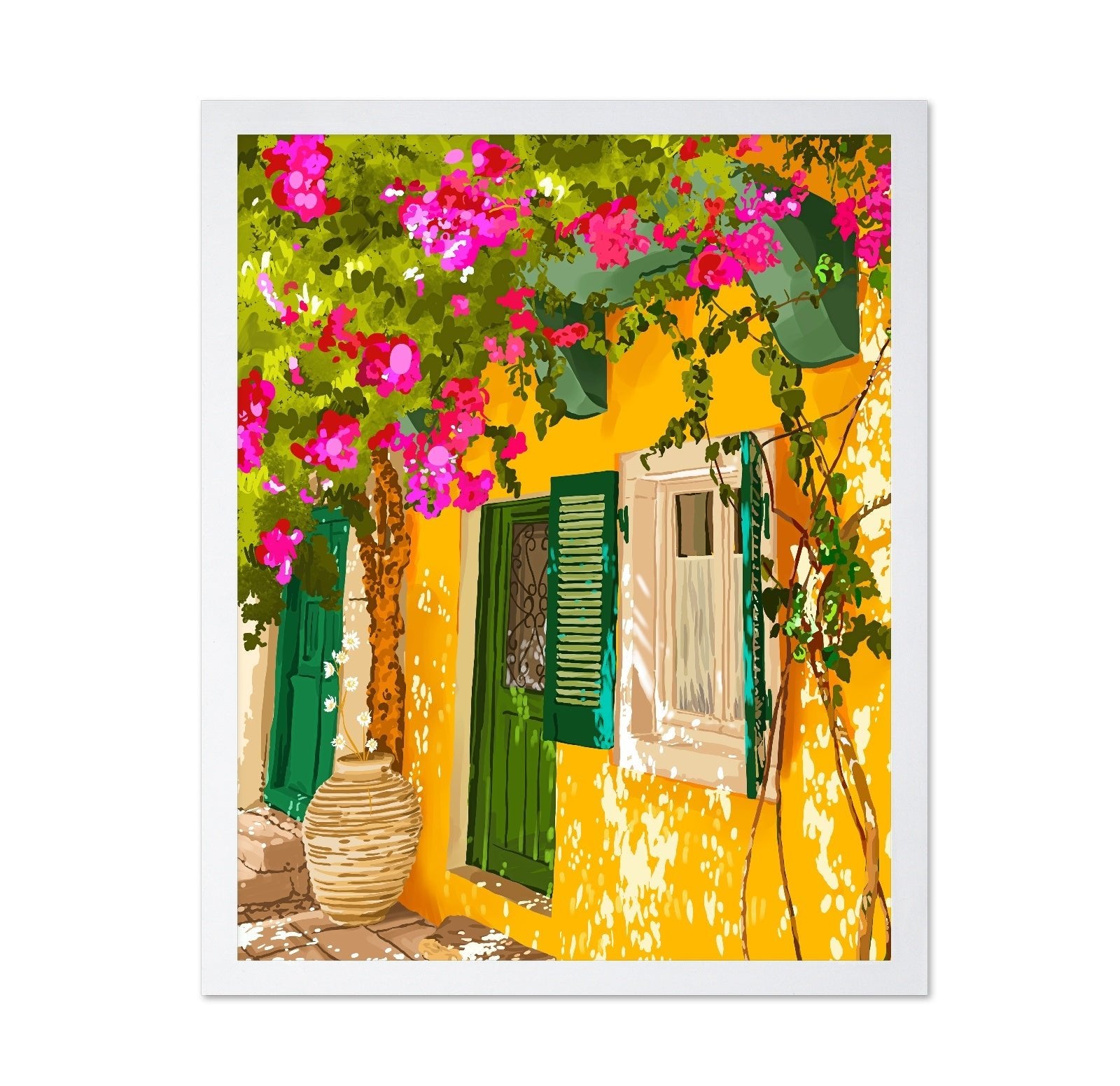 Mediterranean Yellow House