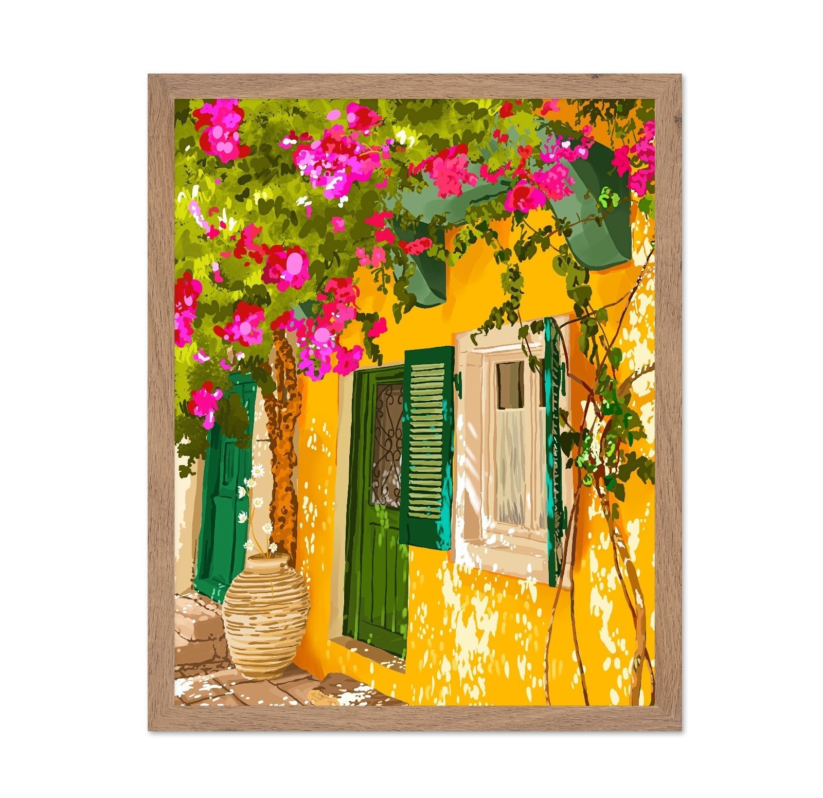 Mediterranean Yellow House