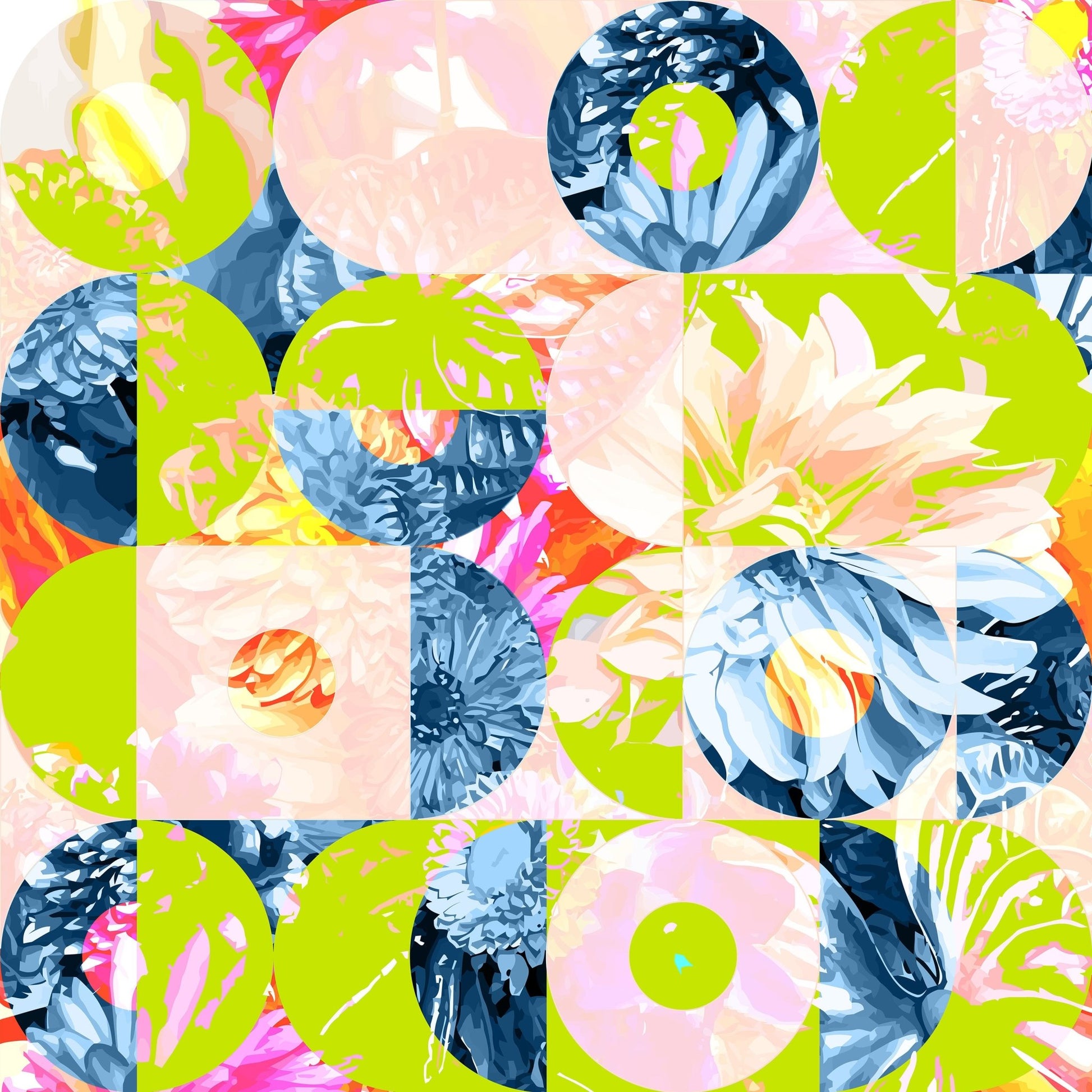 Floral Pop Geometry