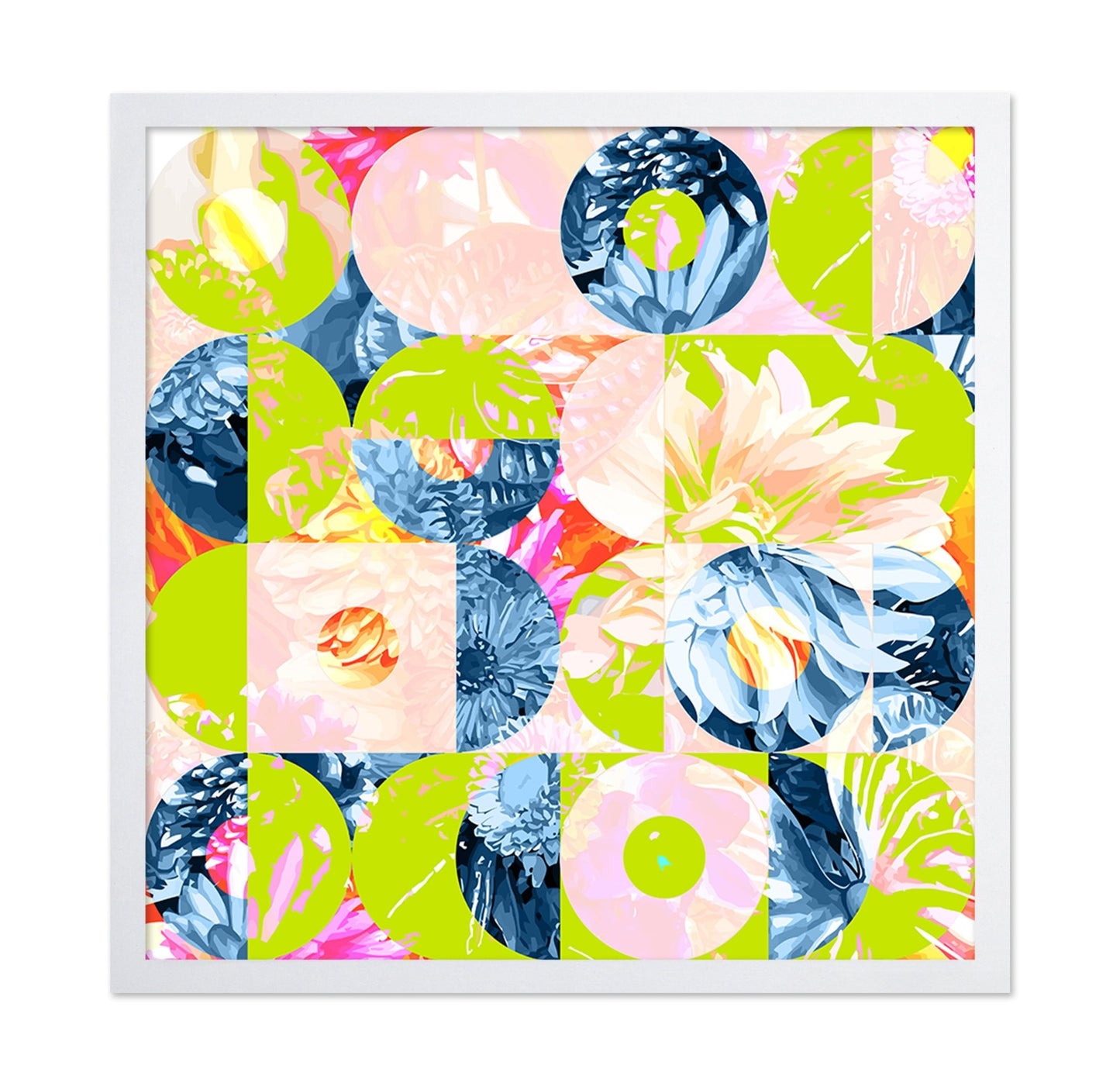 Floral Pop Geometry