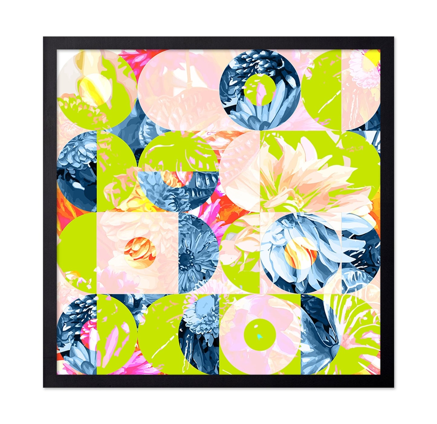 Floral Pop Geometry