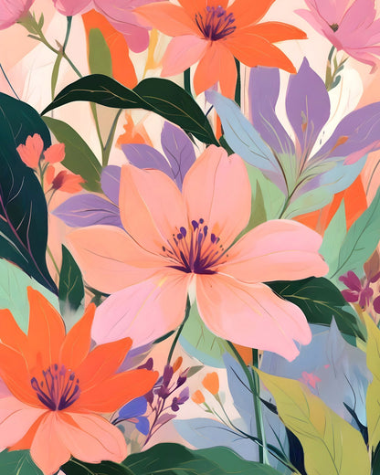 Pastel Bloom Garden No2