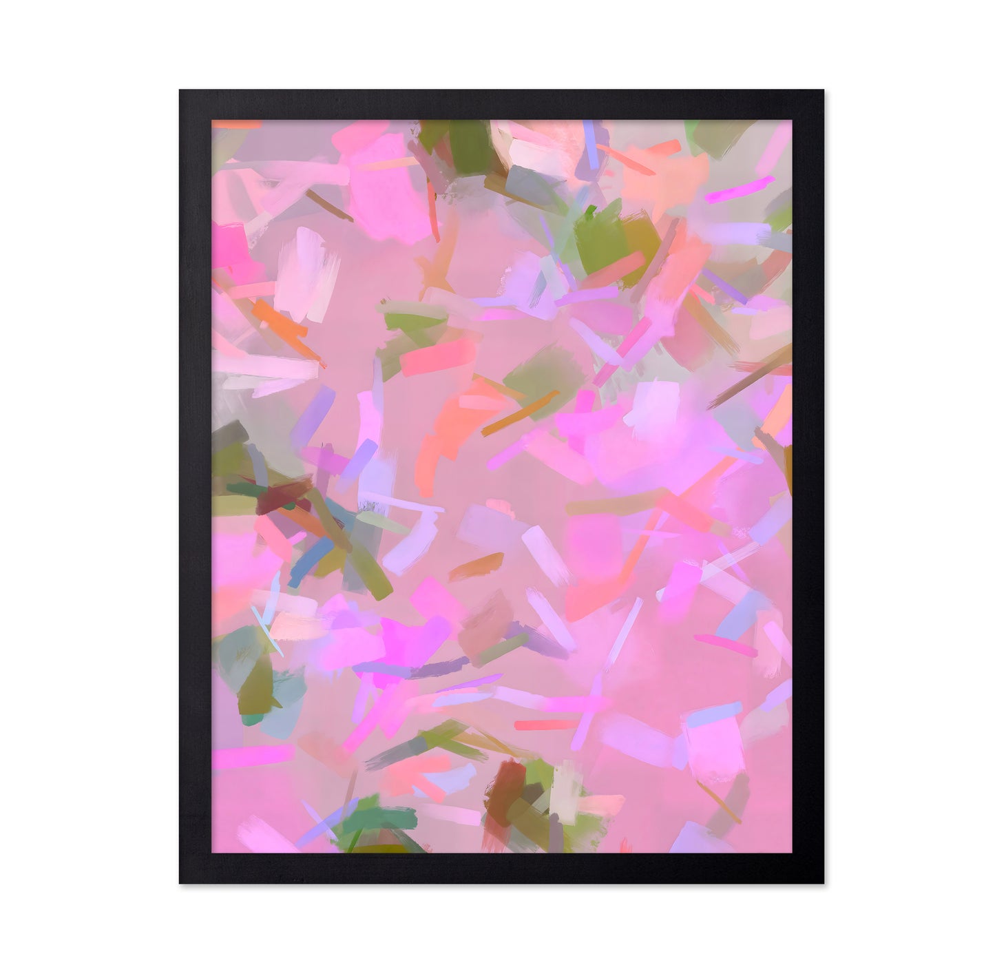 Soft Pink Abstract Brush