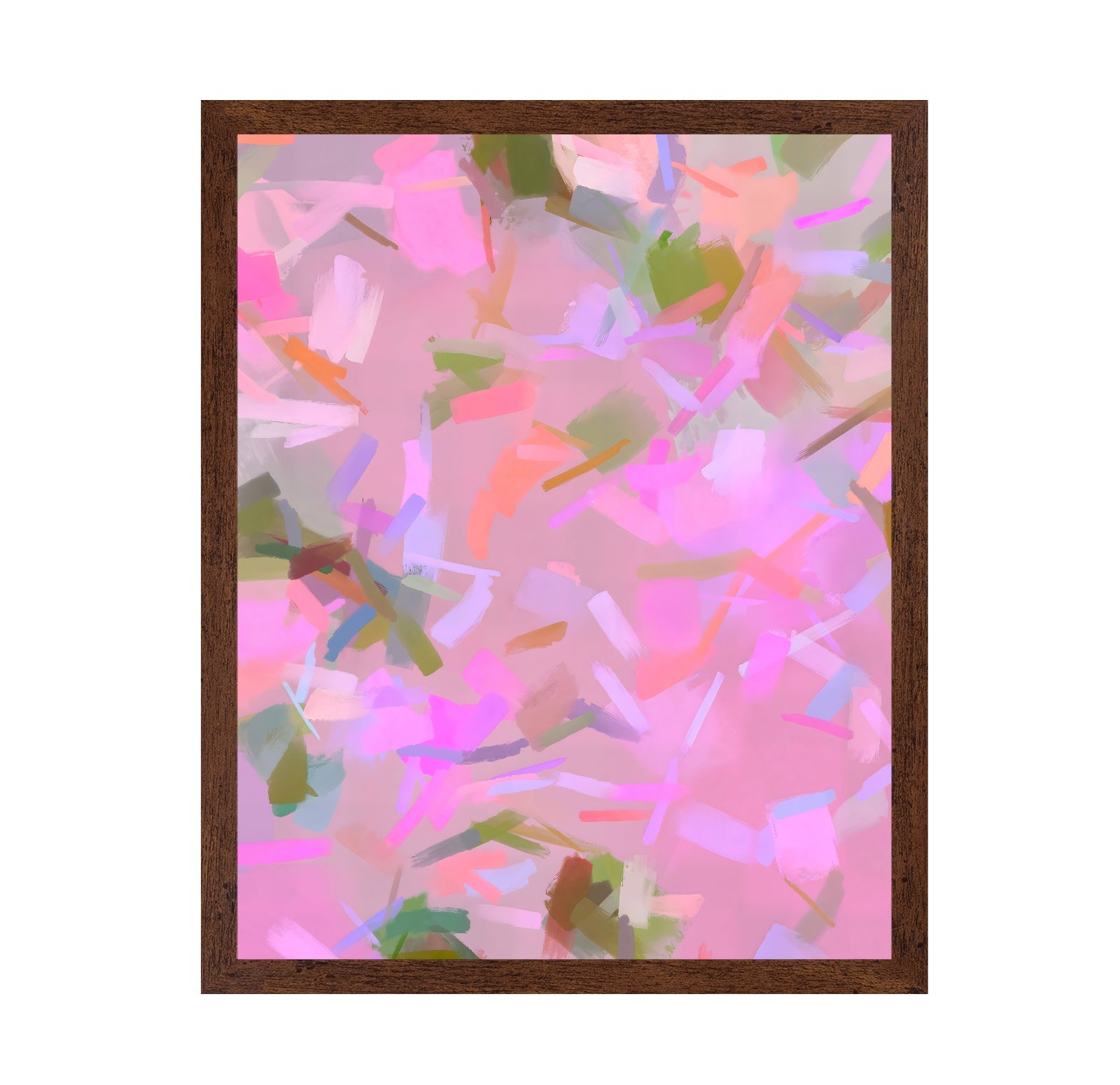 Soft Pink Abstract Brush