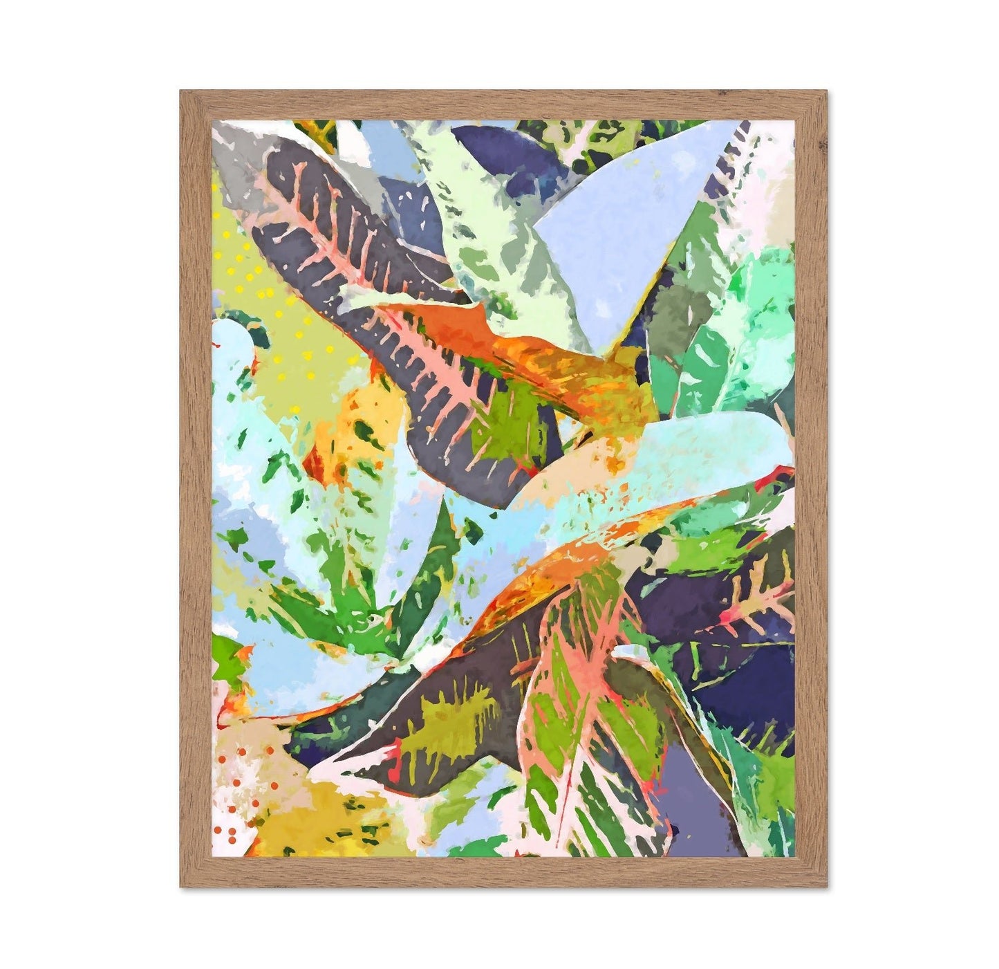 Abstract Tropical Leaves No4
