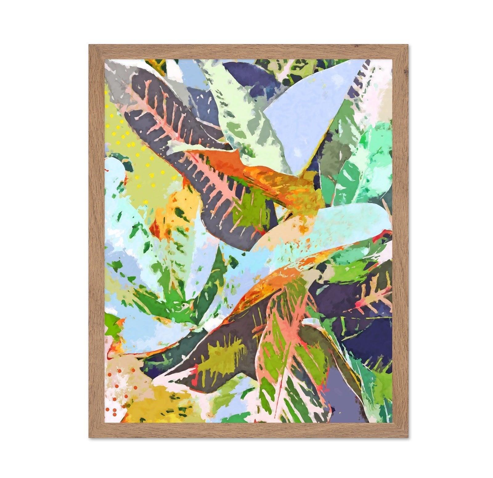 Abstract Tropical Leaves No4