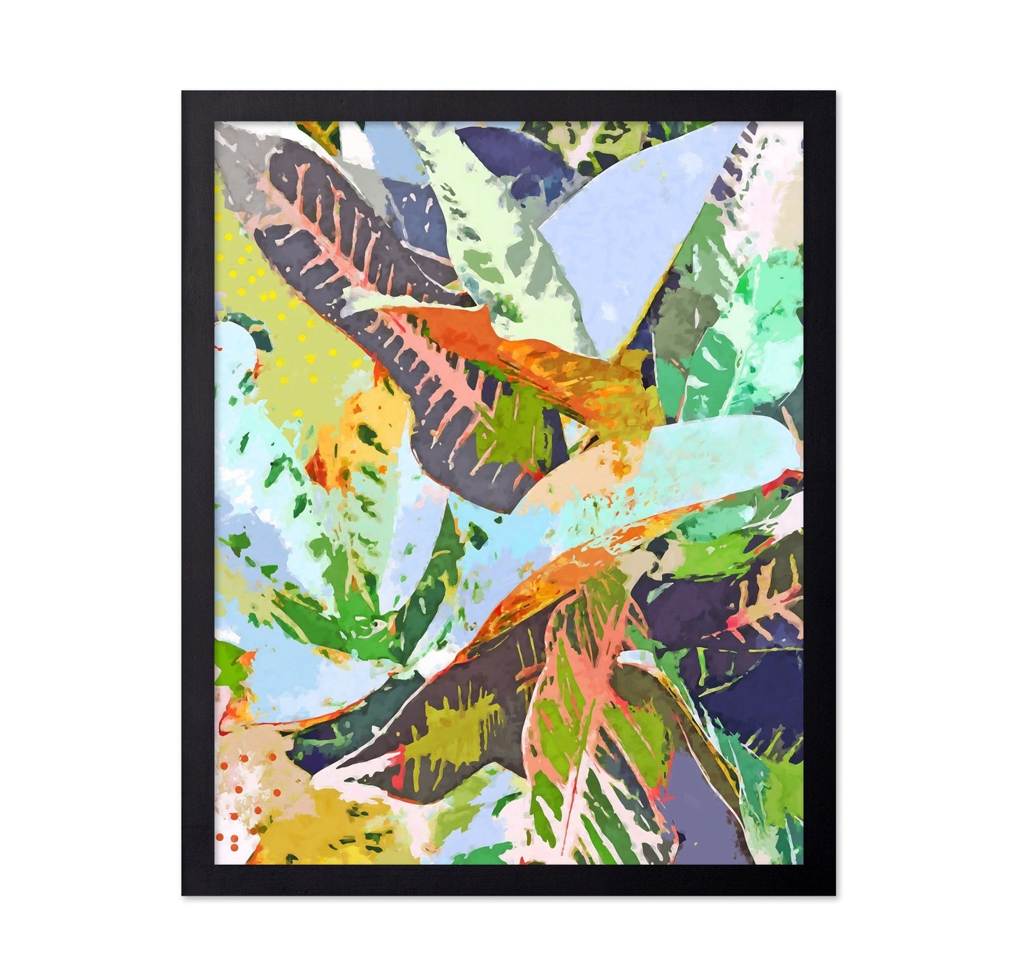 Abstract Tropical Leaves No4
