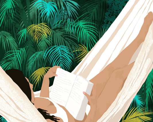 Reading In Jungle Hammock