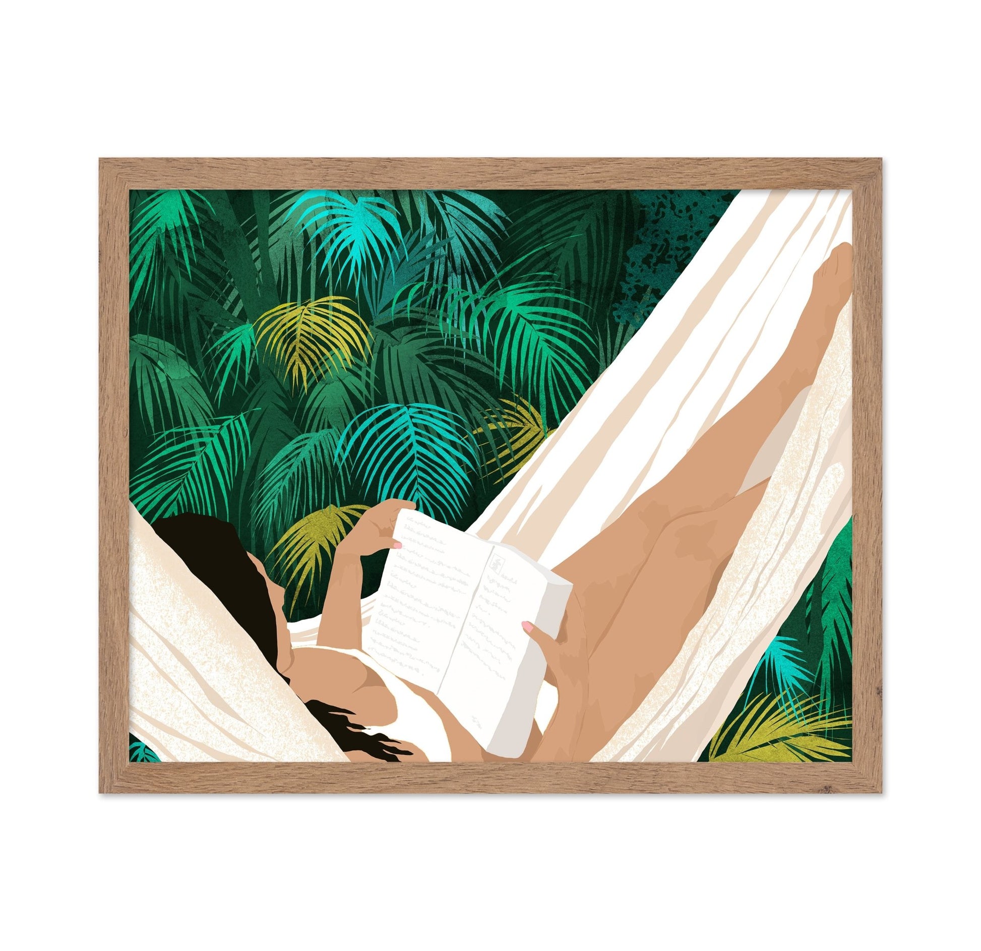 Reading In Jungle Hammock