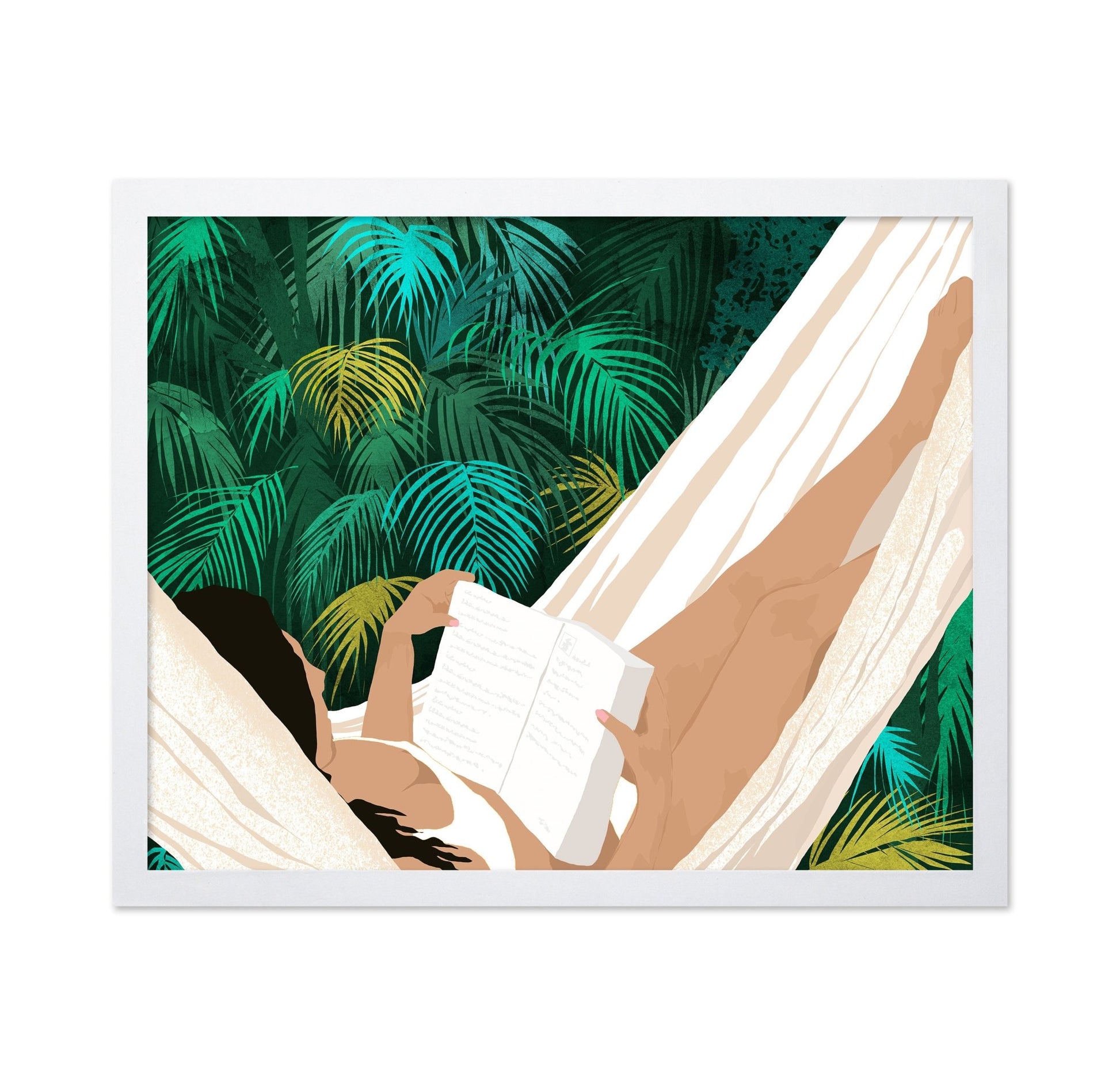 Reading In Jungle Hammock