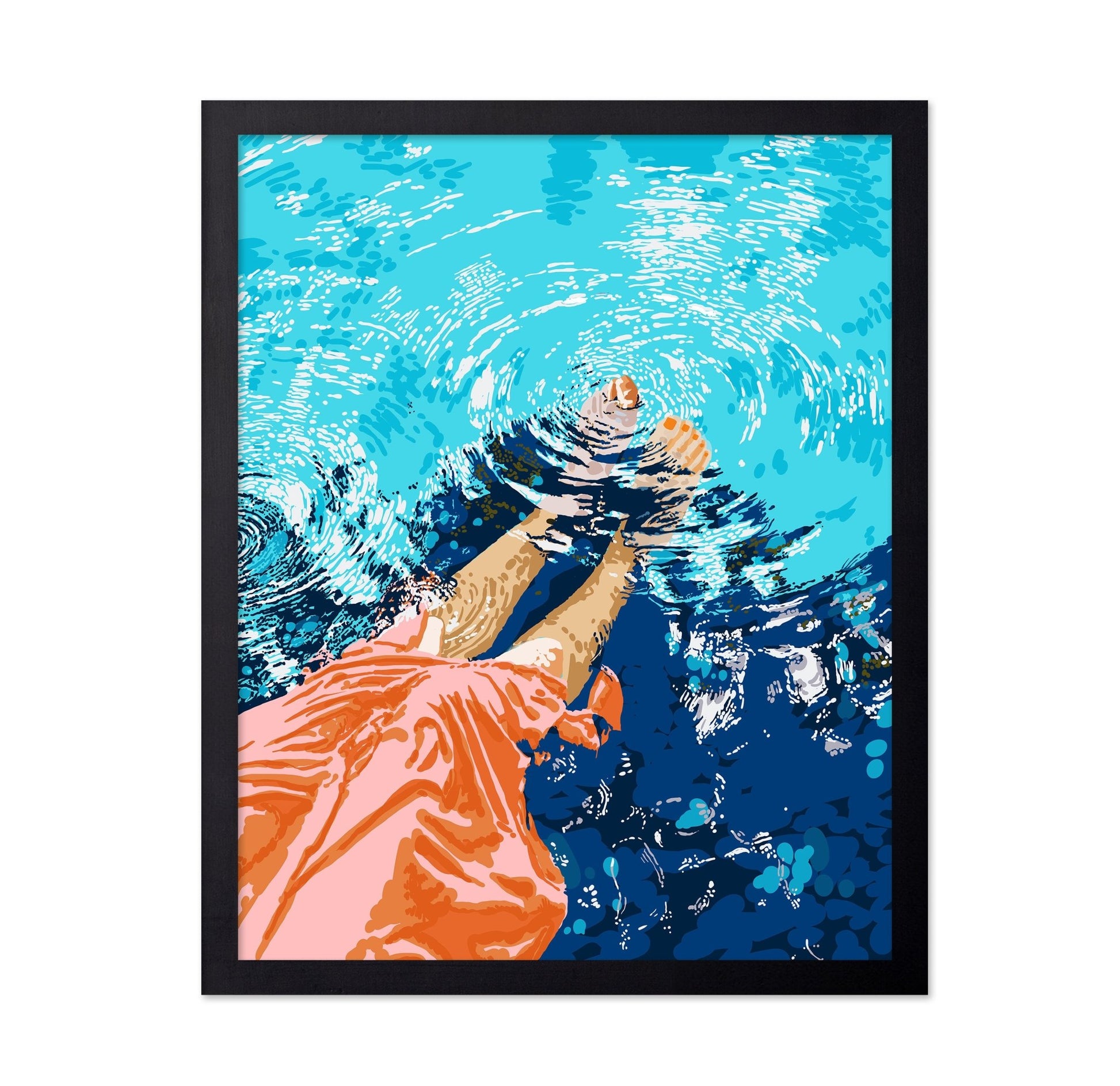 Floating Feet In Water