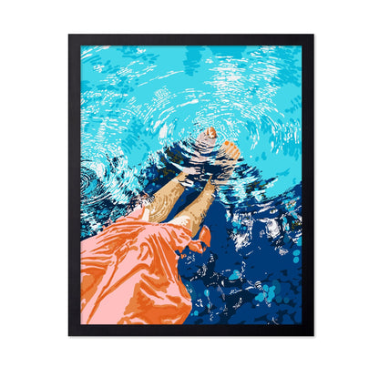 Floating Feet In Water