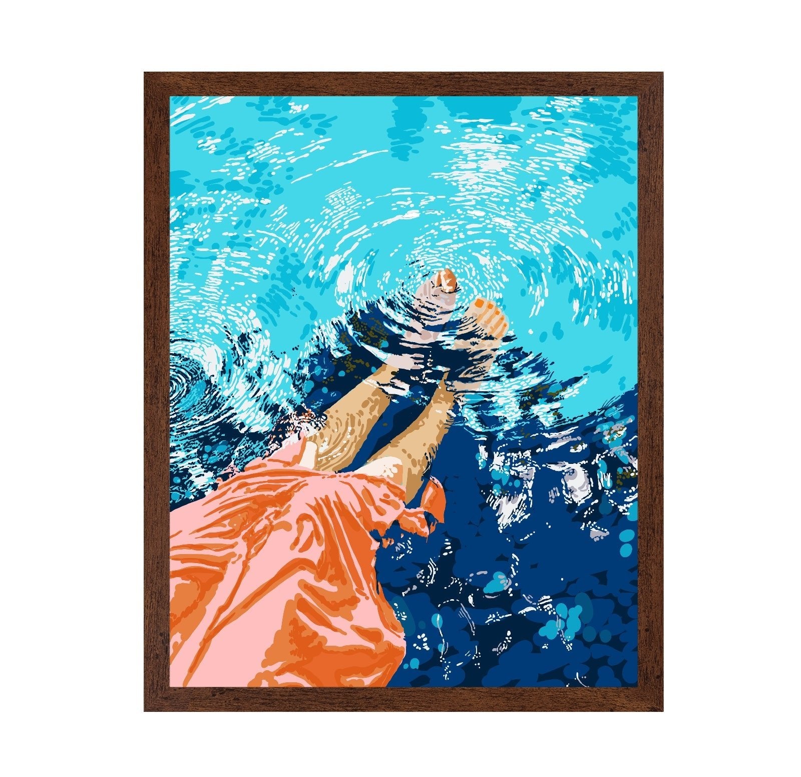Floating Feet In Water