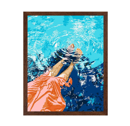 Floating Feet In Water