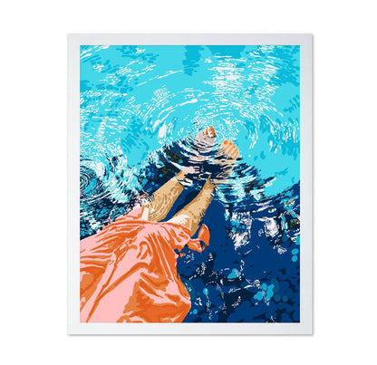 Floating Feet In Water