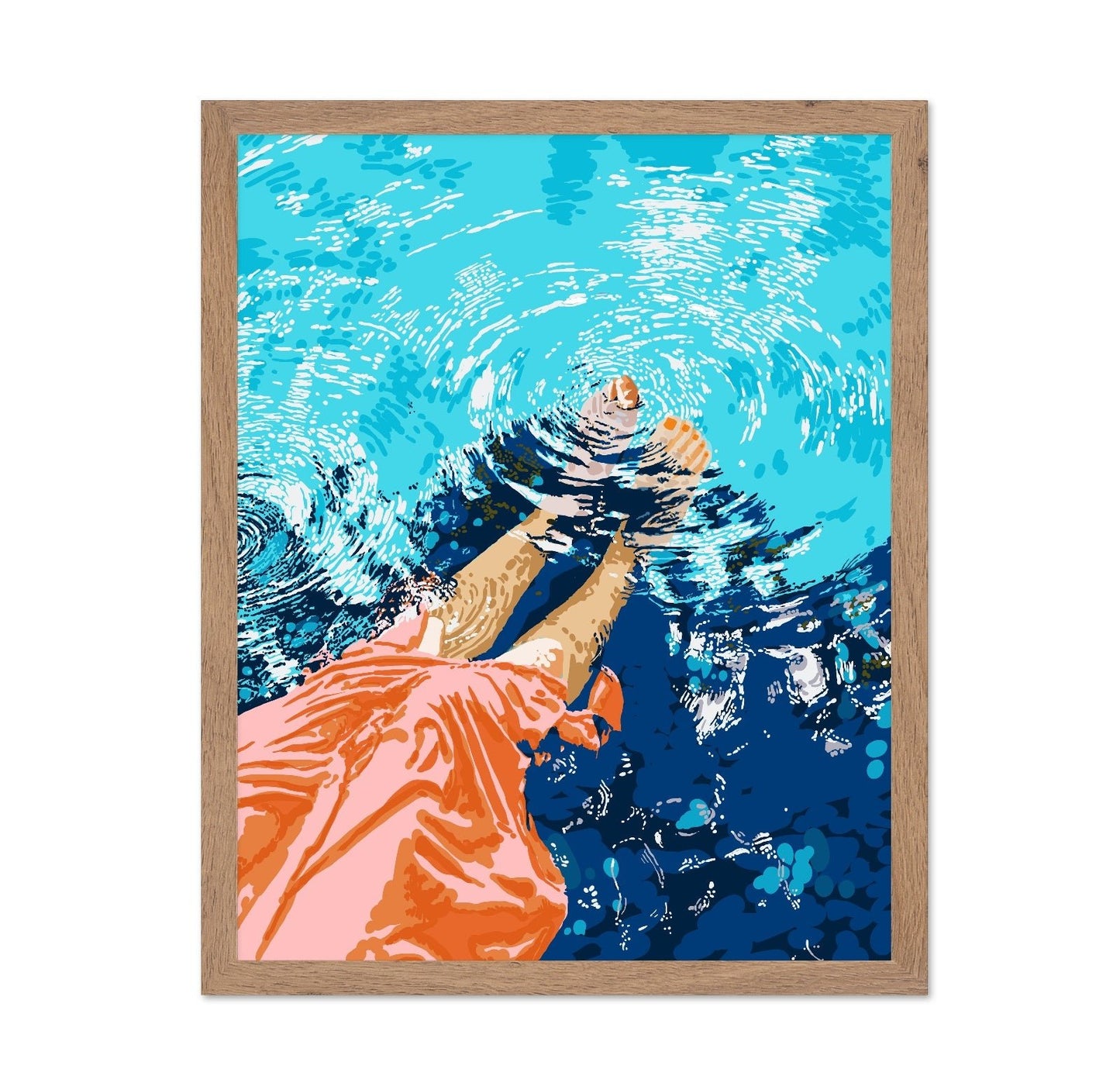 Floating Feet In Water