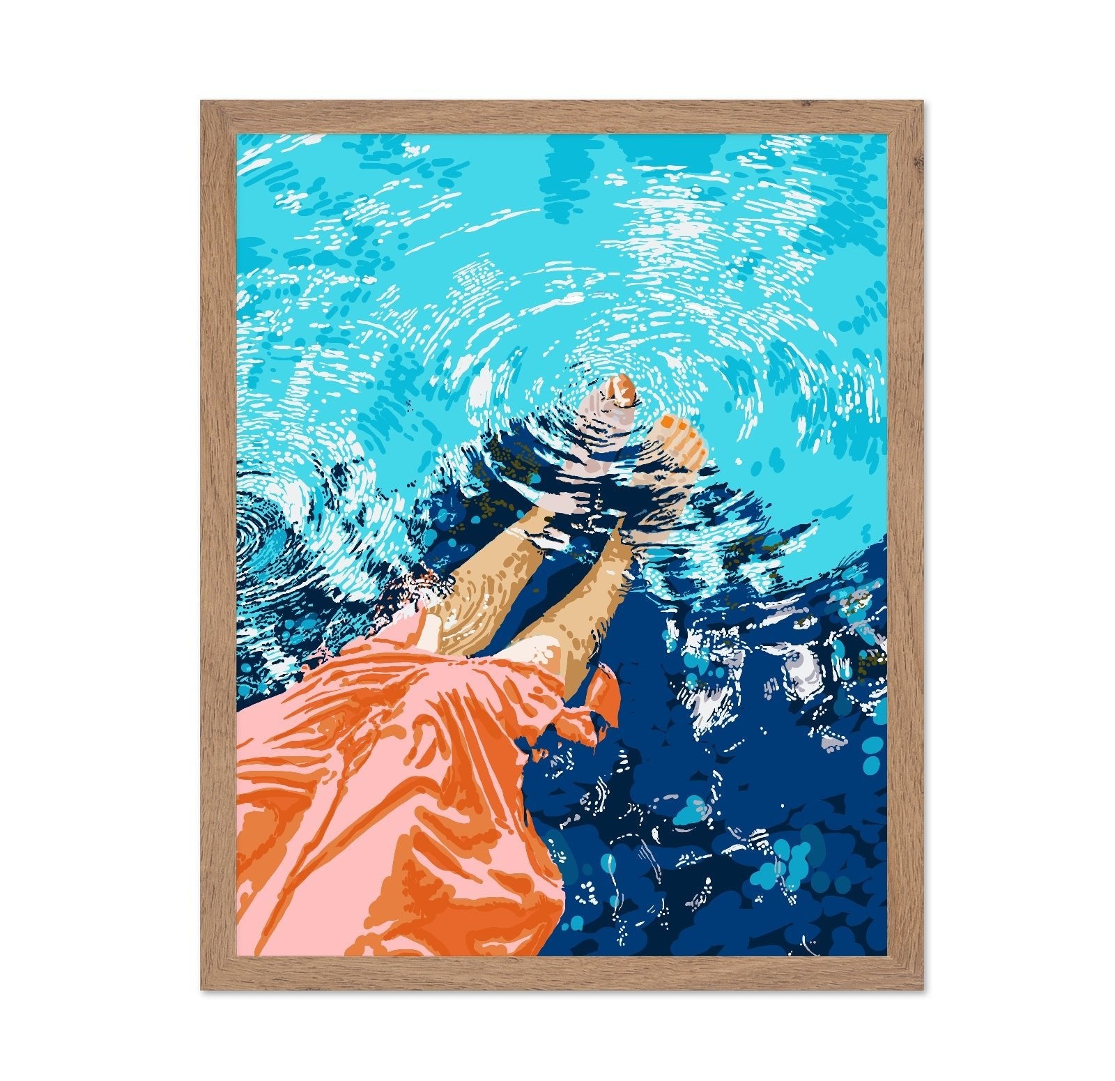 Floating Feet In Water