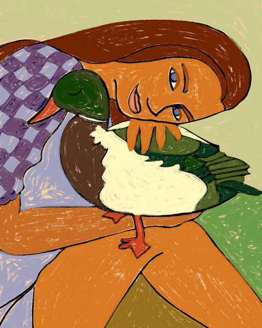 Woman With Duck