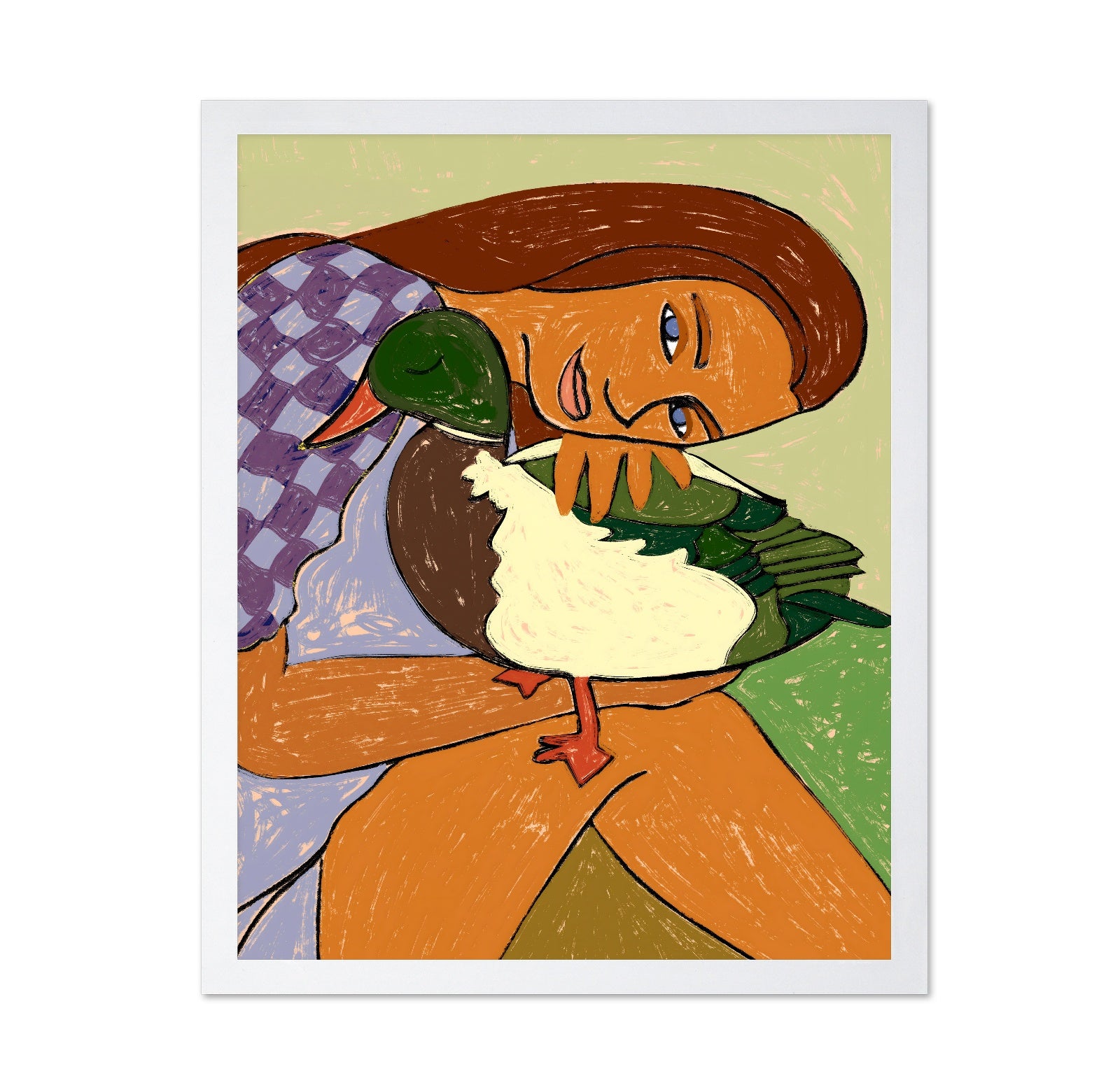 Woman With Duck