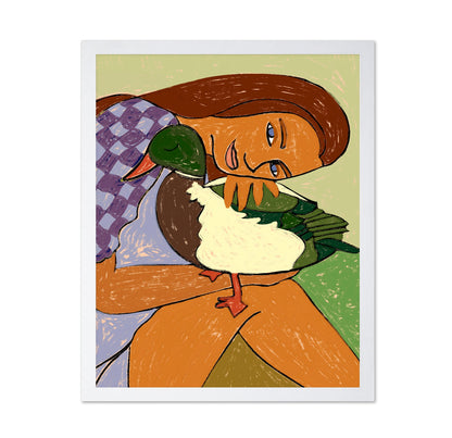 Woman With Duck
