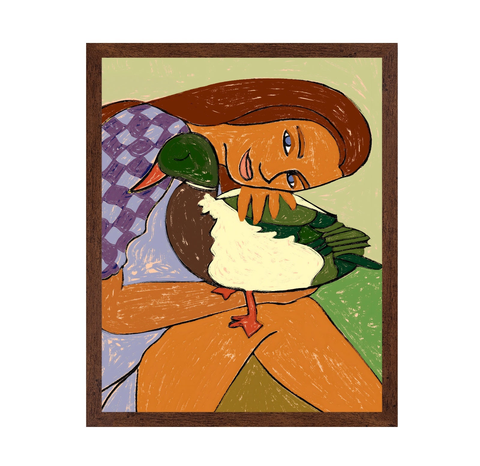 Woman With Duck