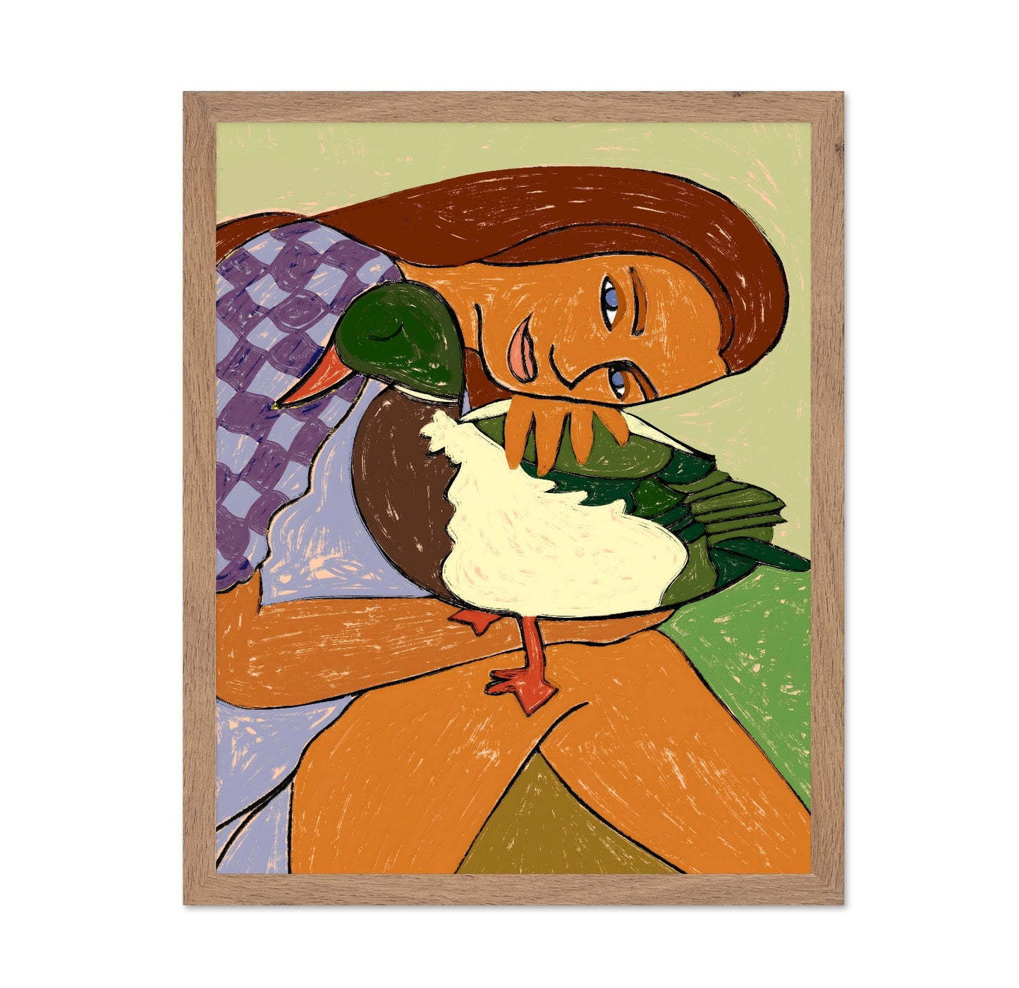 Woman With Duck
