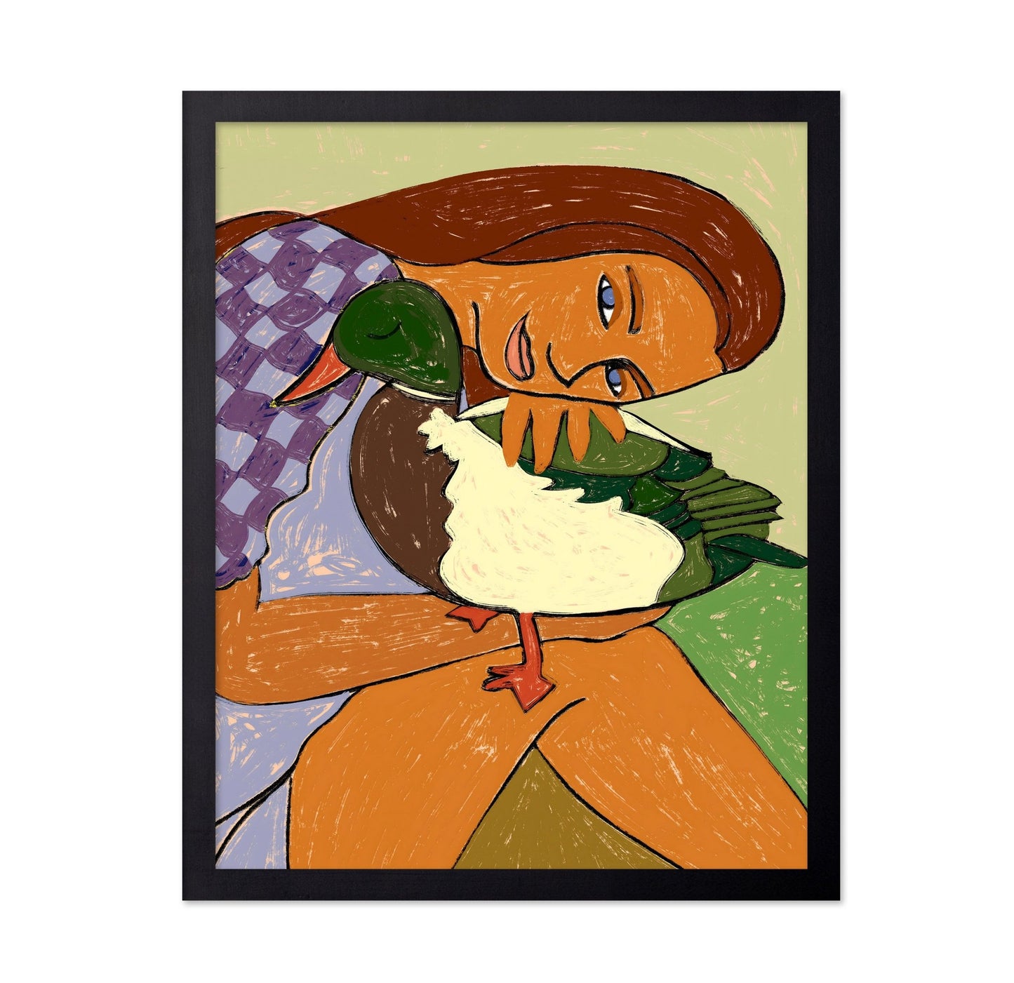 Woman With Duck